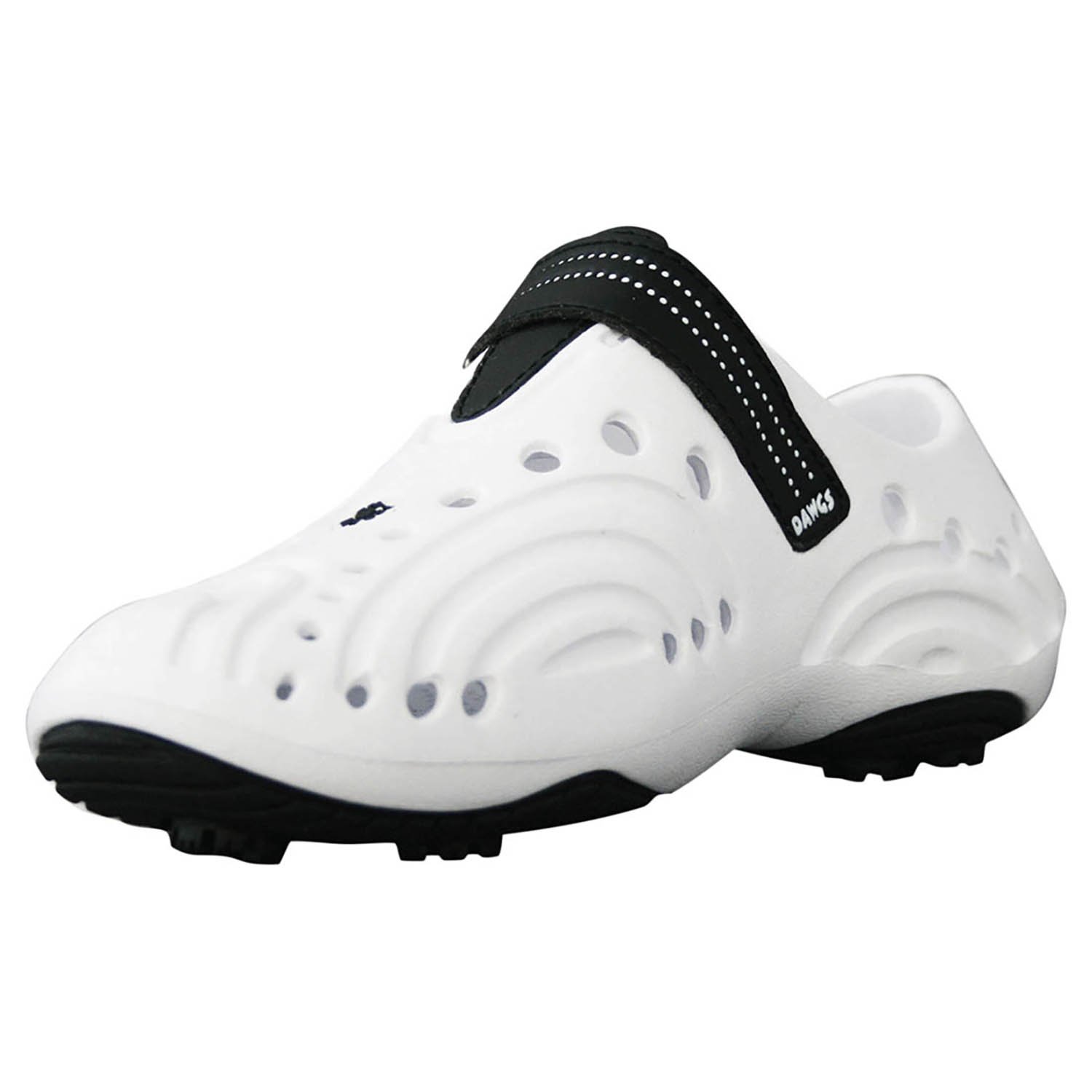 Dawgs Men's Spirit Lightweight Golf Shoes White With Black Size 11 on