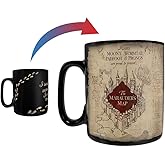 Morphing Mugs Harry Potter - Marauder's Map - I Solemnly Swear – 16 oz Large Ceramic Heat Sensitive Clue Mug – Full image revealed when HOT liquid is added
