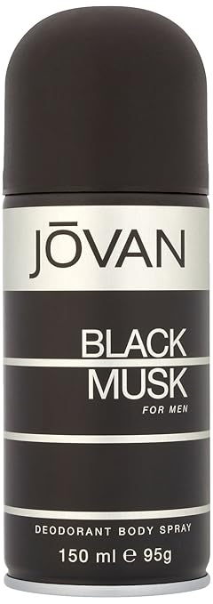 Jovan Black Musk Korperspray Fur Manner 150 Ml Amazon De Beauty