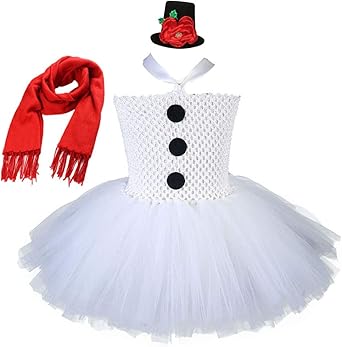 snowman tutu dress