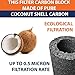 Aquaboon 5 Micron 10 x 2.5 Carbon Block Water Filter Cartridge CTO Whole House Water Filter Replacement Compatible with WHKF-WHWC, FXWTC, 3-PACK