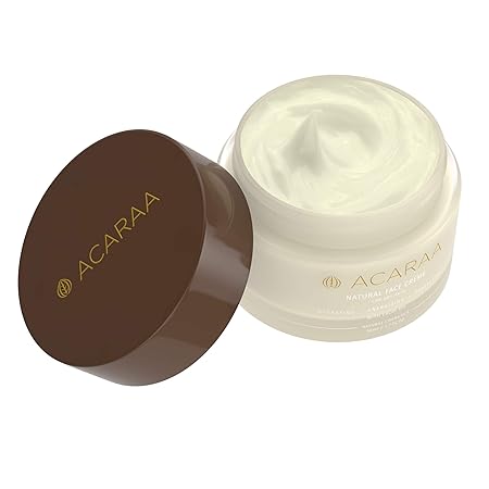 ACARAA Intensive Feuchtigkeits-Creme Für Das Gesicht, Vegane Gesichtscreme Für Trockene Und Sensible Haut, Anti-Aging Gesicht