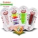 Coolnice No Tie Shoelaces for Kids & Teenagers Outdoor Sport Waterproof Silicone Elastic Shoe Laces