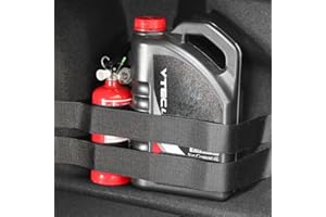 Car Trunk Tie Strap Adjustable Hook and Loop Magic Tape, Multi-Length 40/50/60/70/80cm for Securing Bottles Tools Groceries, 
