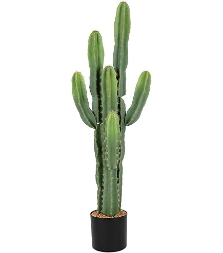 Amazon.com: Nafresh Tall UV Resistant Faux Cactus Plant，60in