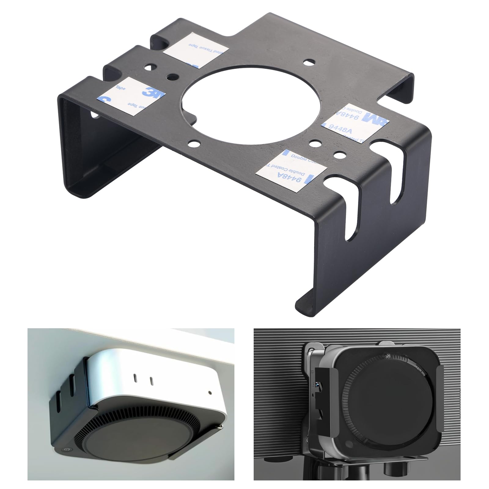 Photo 1 of All Metal Mac mini M4 Stand- Secure Under Desk Mount for 2024 Mac mini M4/M4 Pro,VESA & Wall Mount Compatible,Space-Saving Design,Mac mini M4 Mount, Accessories for Mac mini M4