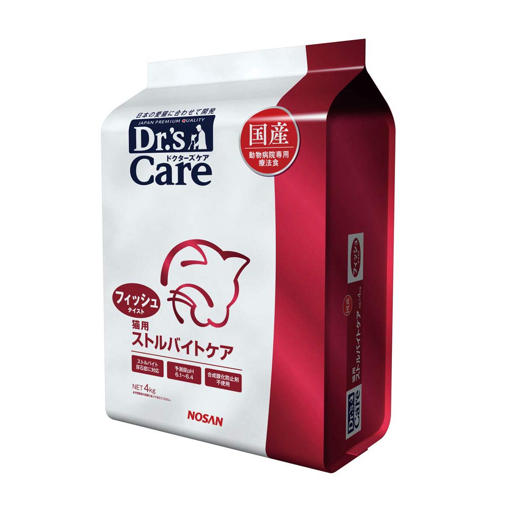 ドクターズケア 猫用 ストルバイトケア ドライ フィッシュテイスト 4kg商品画像