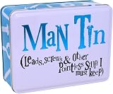 Bright Side The Man Tin Storage Box White view 3