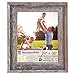 Farmhouse Style Rustic Picture Frame - Reclaimed Wood Photo Frame – Signature Wall Picture Frames for Living Room, Bedroom, Office Display - Wooden Frames for Décor Made in USA Natural Weathered Gray 24