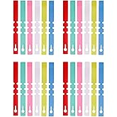 240 Pcs Plastic Plant Tags - Adjustable Wrap-Around Tree Labels, Waterproof Garden Markers with Ample Writing Space for Potted Plants, Nursery & Gardening (Multicolor)