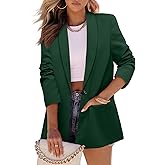 CRAZY GRID Women Business Casual Blazer Jacket Fashion with Lined Work Professional Suit Jacket