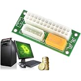 Ximimark Power Supply Adapter Connector Dual Triple Relay Link Multiple Add2PSU (ATX 24Pin to Molex 4Pin)
