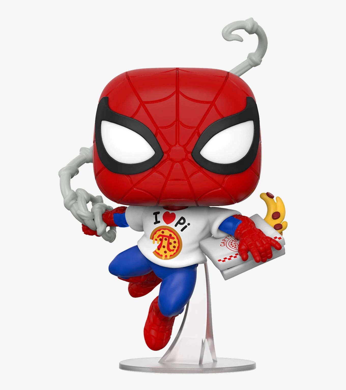Funko Marvel Spider-Man with Pizza Pie Special Edition #672 in perfect condition window box