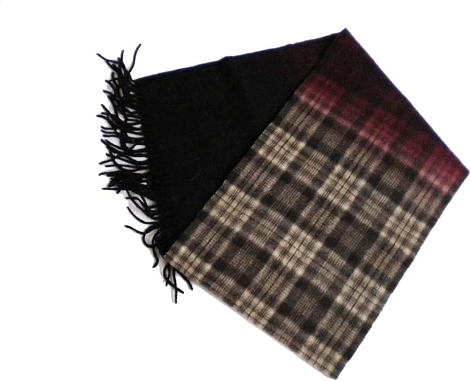 Amazon 新品 コムサイズム Comme Ca Ism マフラー ウール100 グラデーション チェック ストール 男女兼用 男性用 赤 茶 19x08 ストール マフラー 通販