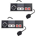 2-Pack Replacement Controller for Nintendo NES 8 Bit Entertainment System, NES Controller Console Control Pad