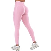 YEOREO Seamless Workout Leggings for Women Butt Lifting Hidden Scrunch Leggings High Waisted Gym Yoga Lilliean Impact Pants