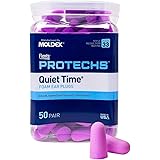 Flents Ear Plugs, 50 Pair, Ear Plugs for Sleeping, Snoring, Loud Noise, Traveling, Concerts, Construction, & Studying, NRR 33