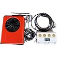 12/24V RV Rooftop Air Conditioner, Air Conditioner Universal Air Conditioners System with Remote Control Portable Mini Split AC Unit for Truck Semi Trucks RV Caravan (12V3000WSplit)