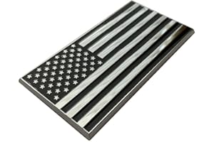 PATRIOT CAMPERS American Flag Metal Decal Auto Emblem