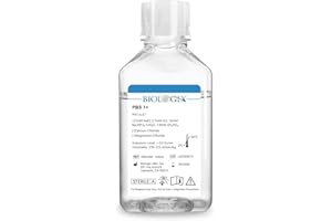 CryoKing Phosphate Buffered Saline 1X, 500ml PBS Buffer 0.1um Filtration, 7.4pH, Sterilize, Reay to Use Buffer for Laboratory