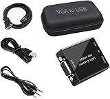 ABUNRO VGA HD Capture Card HD 1080p USB 2.0 Grabber for Streaming Record Live view 8