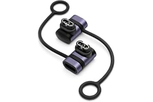 Seminer Watch Charger Adapters (2 Pack), Type C Female to Male Charging Connector Compatible with Garmin Fenix 7/7S/7X/6/6X/6