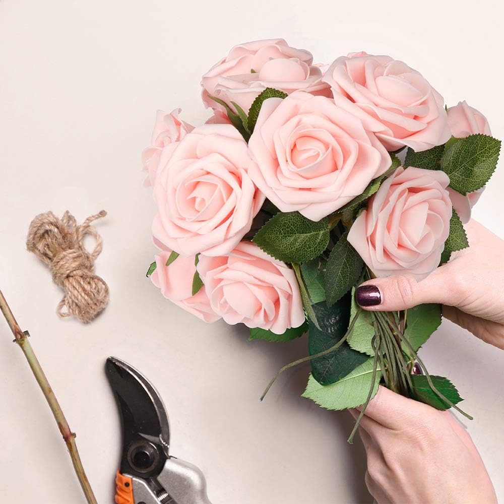 Mocoosy 50Pcs Artificial Roses Flowers - Image 3