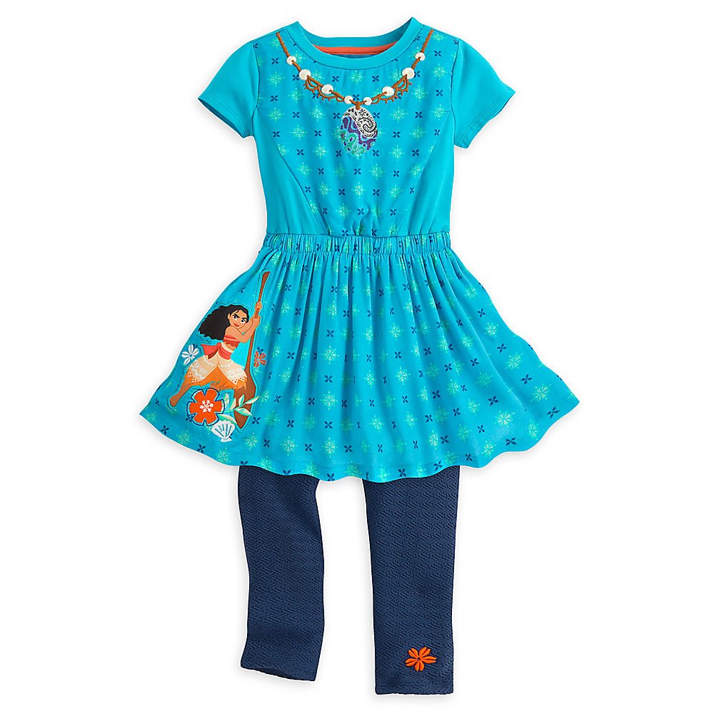 Disney Moana Dress And Leggings Set For Girls Blue | Desertcart BAHRAIN Disney Moana Dress And Leggings Set For Girls Blue | Desertcart BAHRAIN