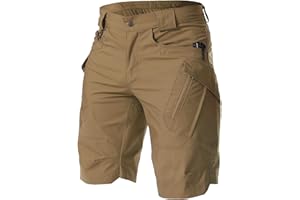 AUTIWITUA Men's Hiking Cargo Shorts Quick Dry Outdoor Tactical Work Shorts with Multi-Pocket(No Belt)