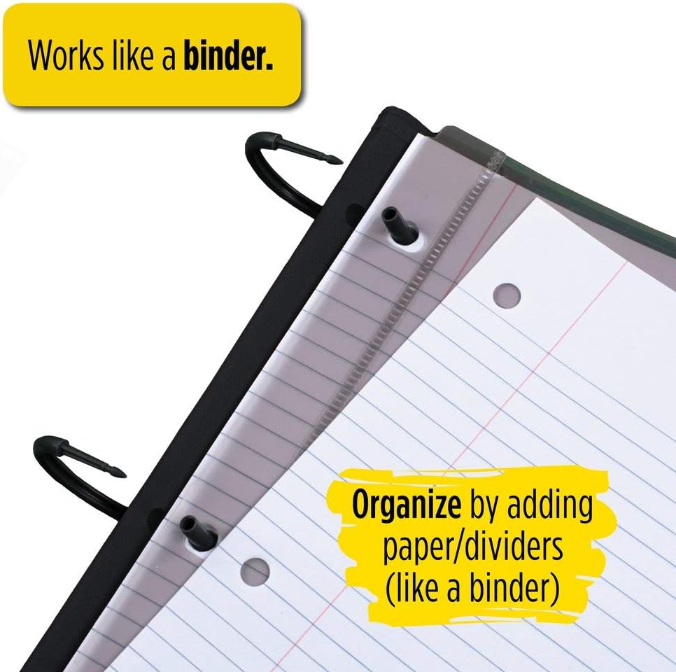 Five Star Flex Hybrid NoteBinder, 1 Inch Binder, Notebook and Binder All-in-One, Purple (29328AB6) : Office Products