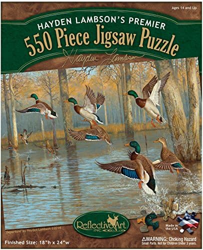 Reflective Art 550 Piece Departure Jigsaw Puzzle Set, 11.5" L x 2" H x 9.5" W