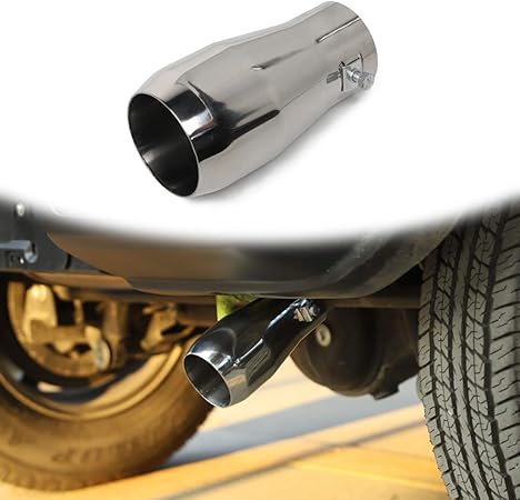 Amazon Refitcle マフラカッター スズキ ジムニー Jb64 Jb74 カスタム パーツ ステンレス鋼 排気口 排気管 外装 アクセサリー Suzuki Jimny マフラーカッター 車 バイク