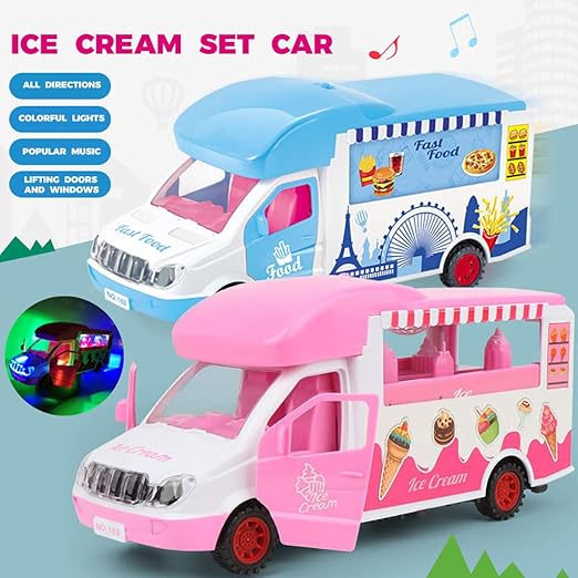 pink ice cream truck toy