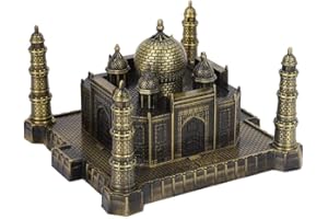 Hztyyier Souvenir Building Taj Mahal Decor Metal World Famous Landmark Building Model Home Office Decor Ornaments