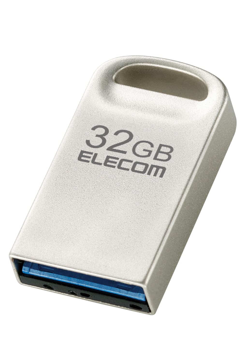 エレコム USBメモリ 32GB USB3.2（Gen1）対応 超小型 シルバー MF-SU3A032GSV商品画像