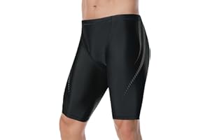 K898 Men's Square Leg Swimming Jammer Shorts UPF50+,Men Swimsuit Swim Jammers Fabric Shape Retention