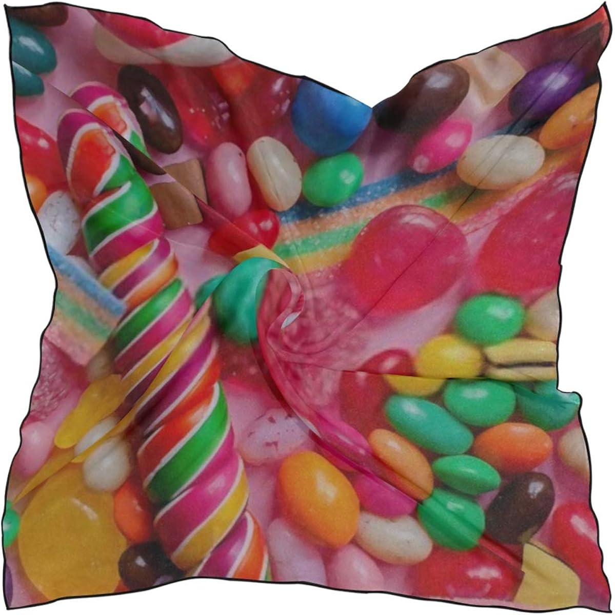 Bufandas de moda para mujer, pañuelo de color caramelo, mermelada