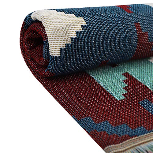 No/Brand Geometric Blanket Decorative Couch, Modern Throw Blanket, Sofa, Travel Lap Throw, Soft Pattern Bed Throw Blanket (47 X 59 Inches)