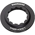 SHIMANO Xt Sm-Rt81 Centerlock Rotor Lockring Black, Internal Spline