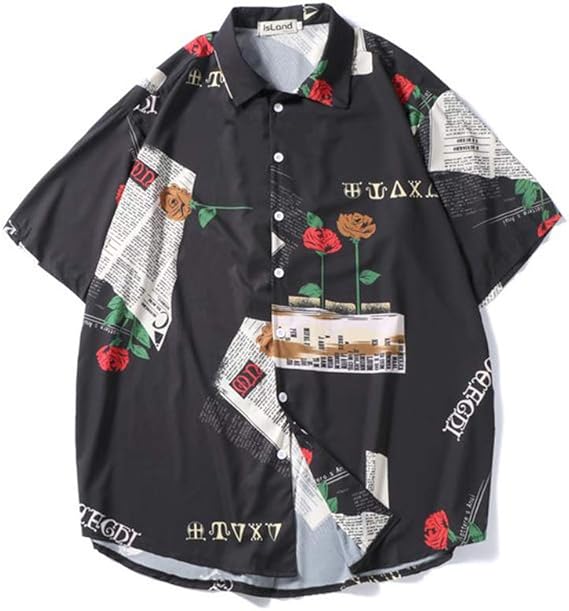 Amazon Ptorアロハシャツ メンズ 半袖 シャツ 花柄 オープンカラーシャツ ゆったり カジュアルシャツ 韓国ファッション 夏服 ストリート系 シャツ 通販 Amazon Ptorアロハシャツ メンズ 半袖 シャツ 花柄 オープンカラーシャツ ゆったり カジュアルシャツ 韓国ファッション 夏服 ストリート系 シャツ 通販