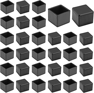 1 X 1 Square Chair Leg Caps Warmhut 32pcs Black Anti Slip 1 Inch Chair Leg Floor Protectors Chair Table Bar Stool Leg Covers Furniture Leg Cube Feet Amazon Com