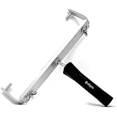 Allgala Aluminum Double Arm Roller Frame Adjustable from 12-18 Inch with Black A8 Handle