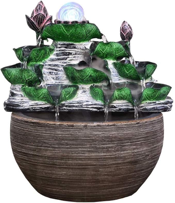 Indoor Fountains Gifts and Decor 3Tier Tabletop Water Fountain