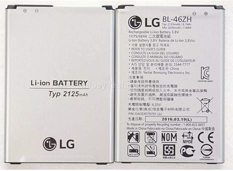 Bateria Lg K8 K350 K7 K330 Bl 46zh Amazon Com Br
