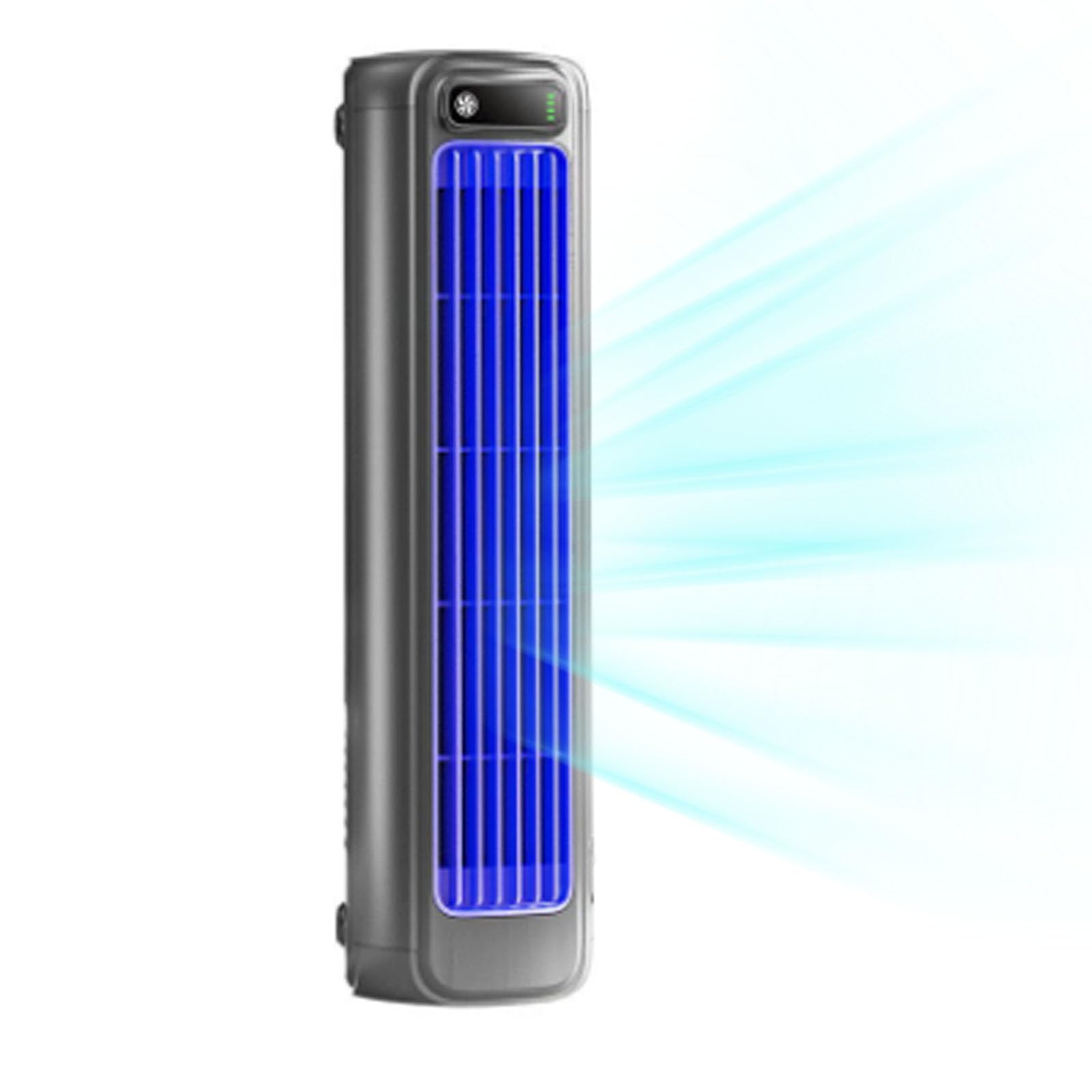 Sherum Cooling Ace Portable Air Conditioner, 2025 UpgradeSherum Cooling Ace, 3 Speeds Adjustable, Usb Rechargeable Portable Tower Fan Air Conditioner, for Livingroom, Bedroom and Office (Gray)