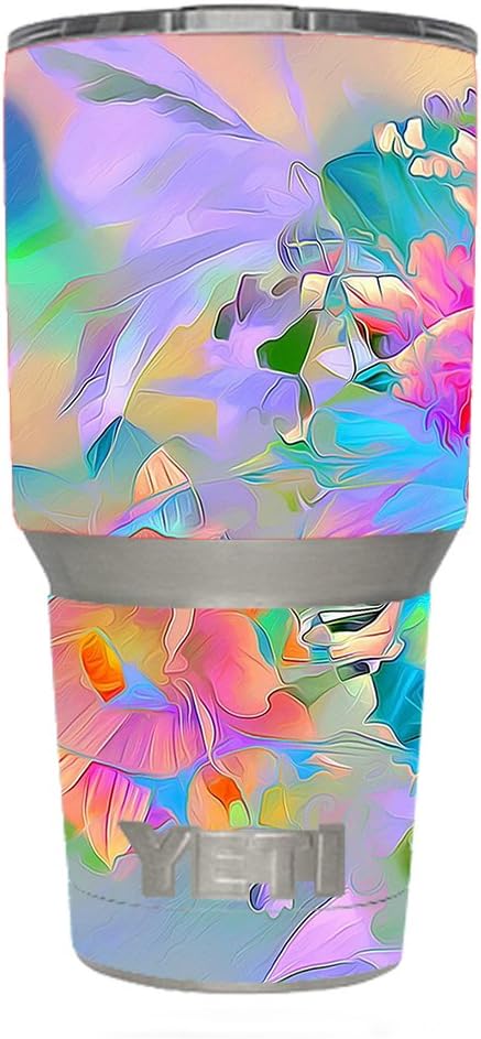 floral yeti tumbler