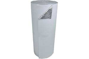 AES US Energy Products 48" x 100' White Double Bubble Reflective Foil Insulation Thermal Barrier R8