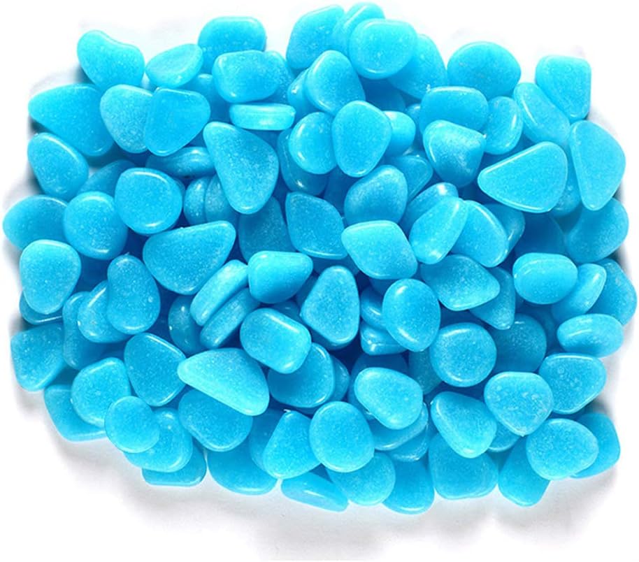Hardscaping Materials - 【400 Pcs】 Glow in The Dark Rocks,Glowing Stones Garden Glow in The Dark Pebbles Outdoor Decorative Stones Small Patio Decor Garden Decorations