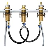 Upgrade R2707 Replacement for Faucet Roman Tub Rough-In Valve, compatible with Delta 2-Handle Roman Tub Bath Faucets, Brass