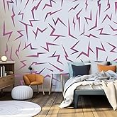 44pcs Purple Demon Stickers,Purple Demon Energy Pattern Realistic for Hunter Cosplay Music Festivals and Pop Demon Theme Party Holiday Makeup